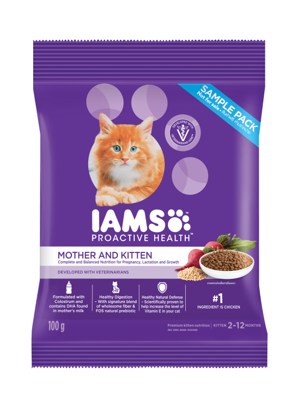 IAMS™ Proactive Health Mother & Kitten Dry Food - 6x1kg   - 1