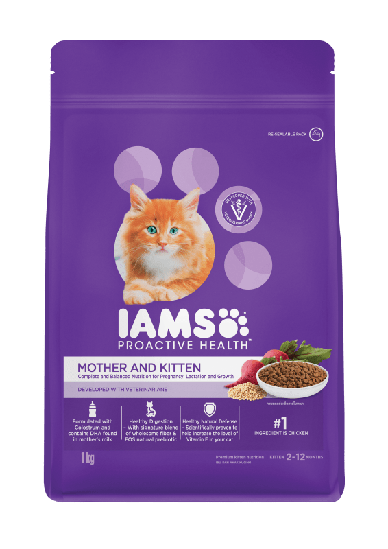 IAMS Proactive Health Mother Kitten Dry Food 6x1kg