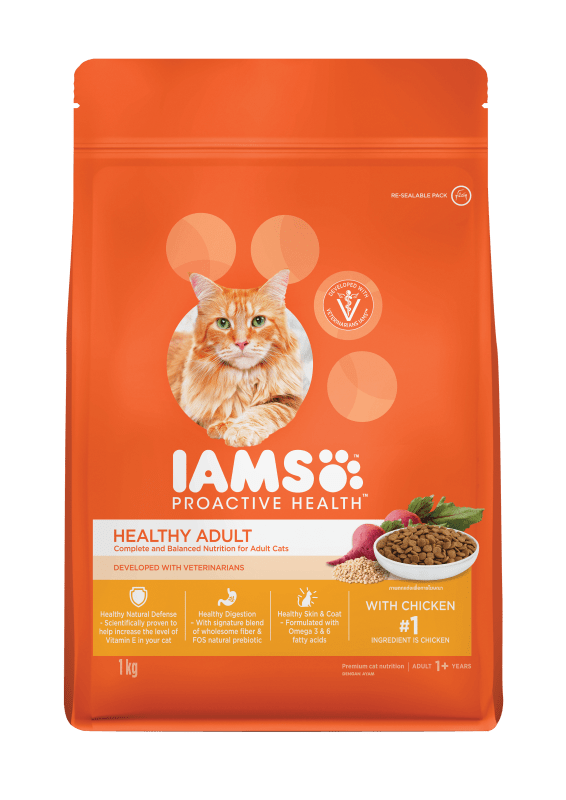 IAMS CAT PROACTIVE HEALTH ADULT FOOD WITH CHICKEN